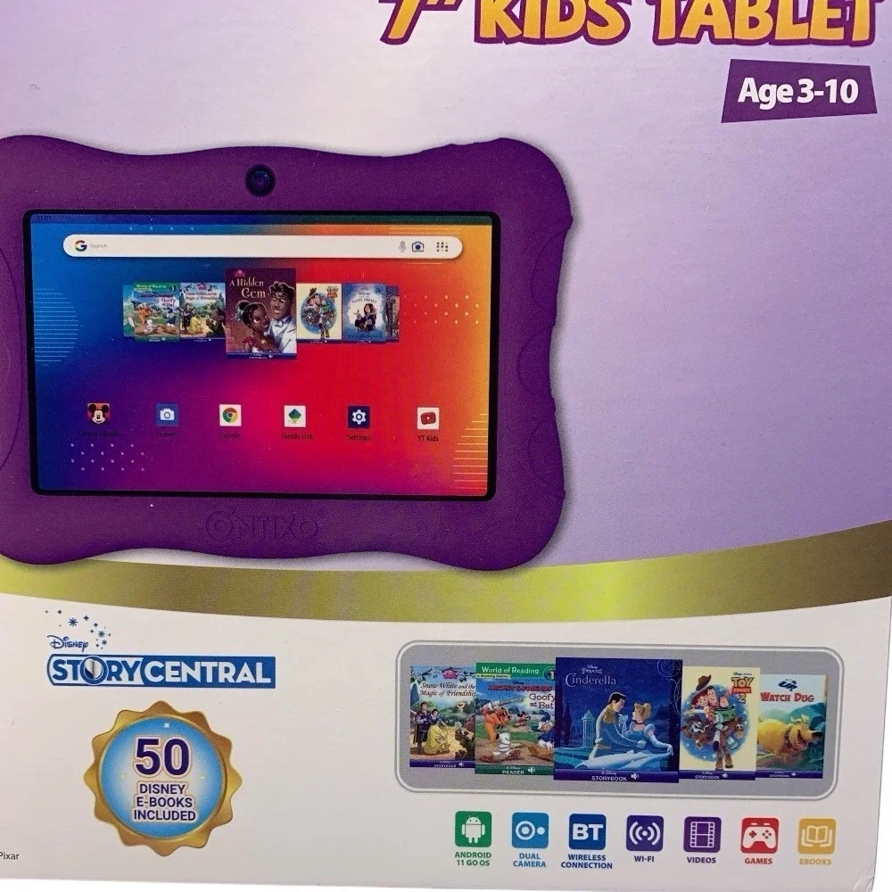 Contixo V8 7 Inch Kids Android 16GB Tablet w/ Disney eBooks VIdeos Wifi Camera